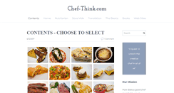 Desktop Screenshot of chef-think.com